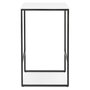 Voir la diapositive 2 : Paris Prix Table d'Appoint Design  Relia  103cm Blanc & Noir