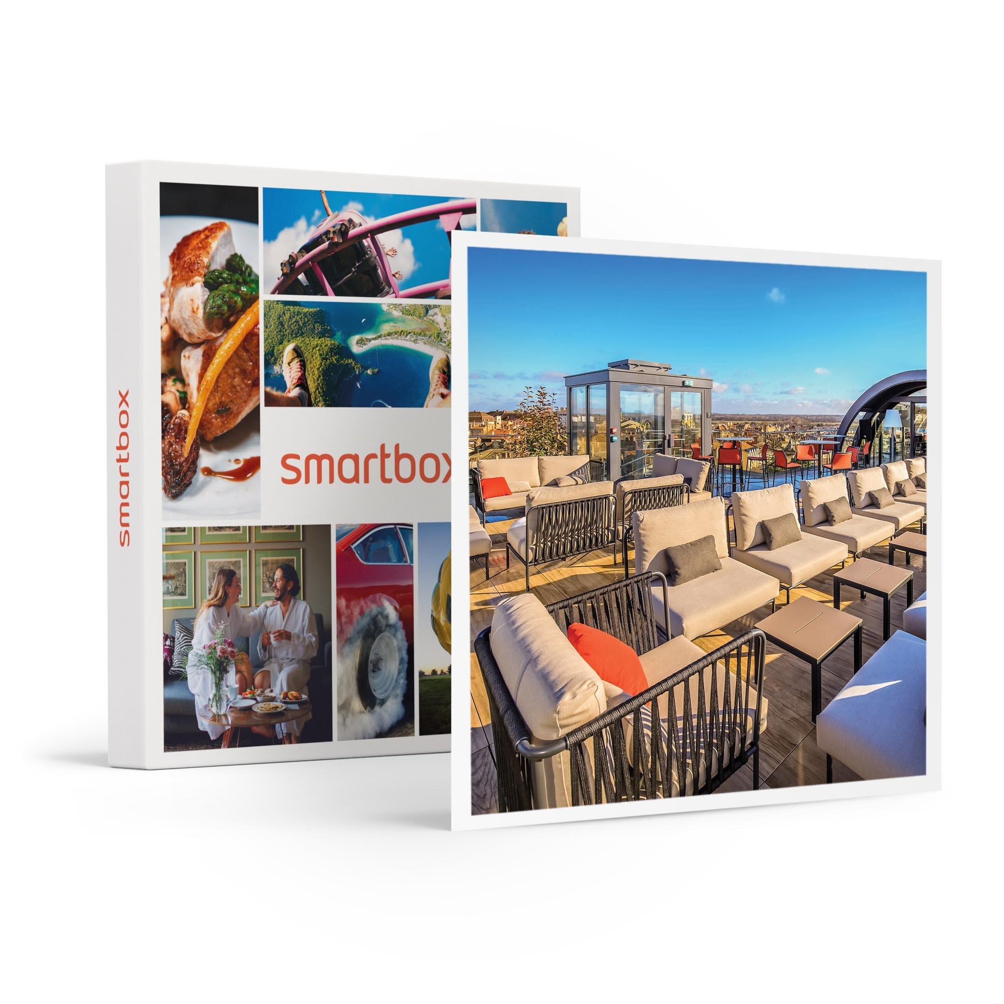 Voir la diapositive 1 : Smartbox 2 jours en hôtel 4* et cocktail au bar avec vue panoramique à Mâcon - Coffret Cadeau Séjour