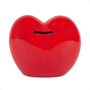 Voir la diapositive 2 : Paris Prix Tirelire Déco Cœur  Kawaii  14cm Rouge