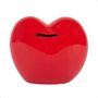 Voir la diapositive 2 : Paris Prix Tirelire Déco Cœur  Kawaii  14cm Rouge
