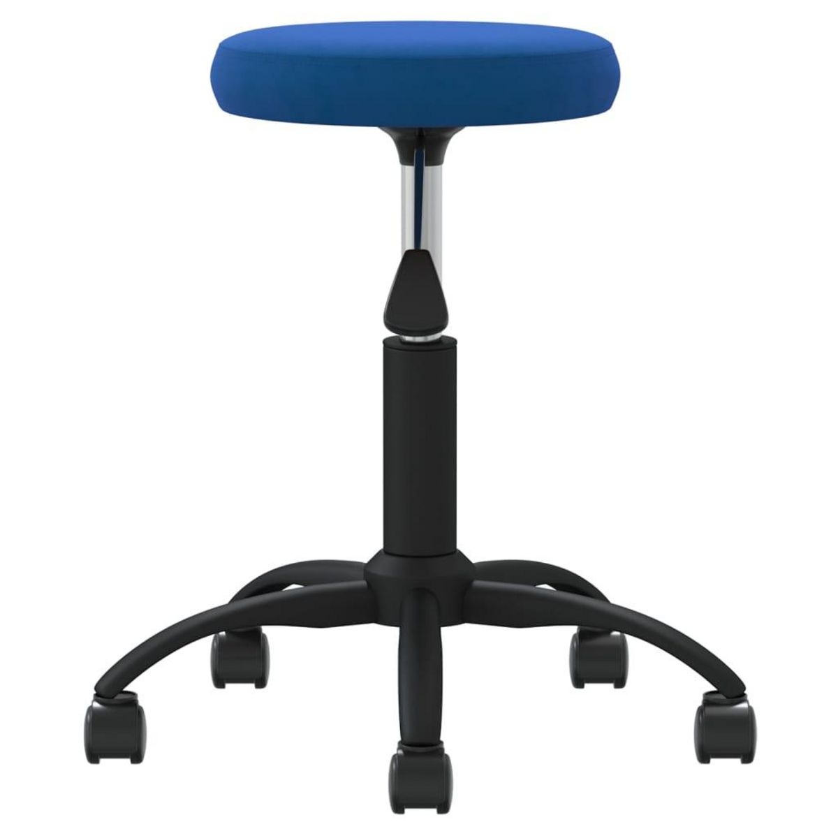 VIDAXL Chaise pivotante de bureau Bleu Velours