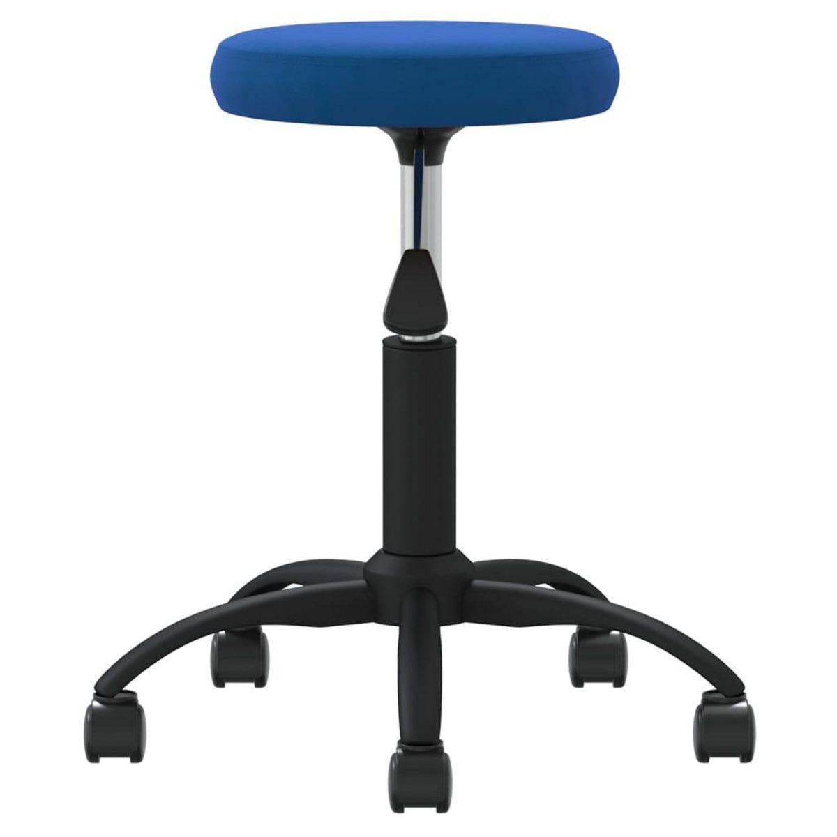 VIDAXL Chaise pivotante de bureau Bleu Velours