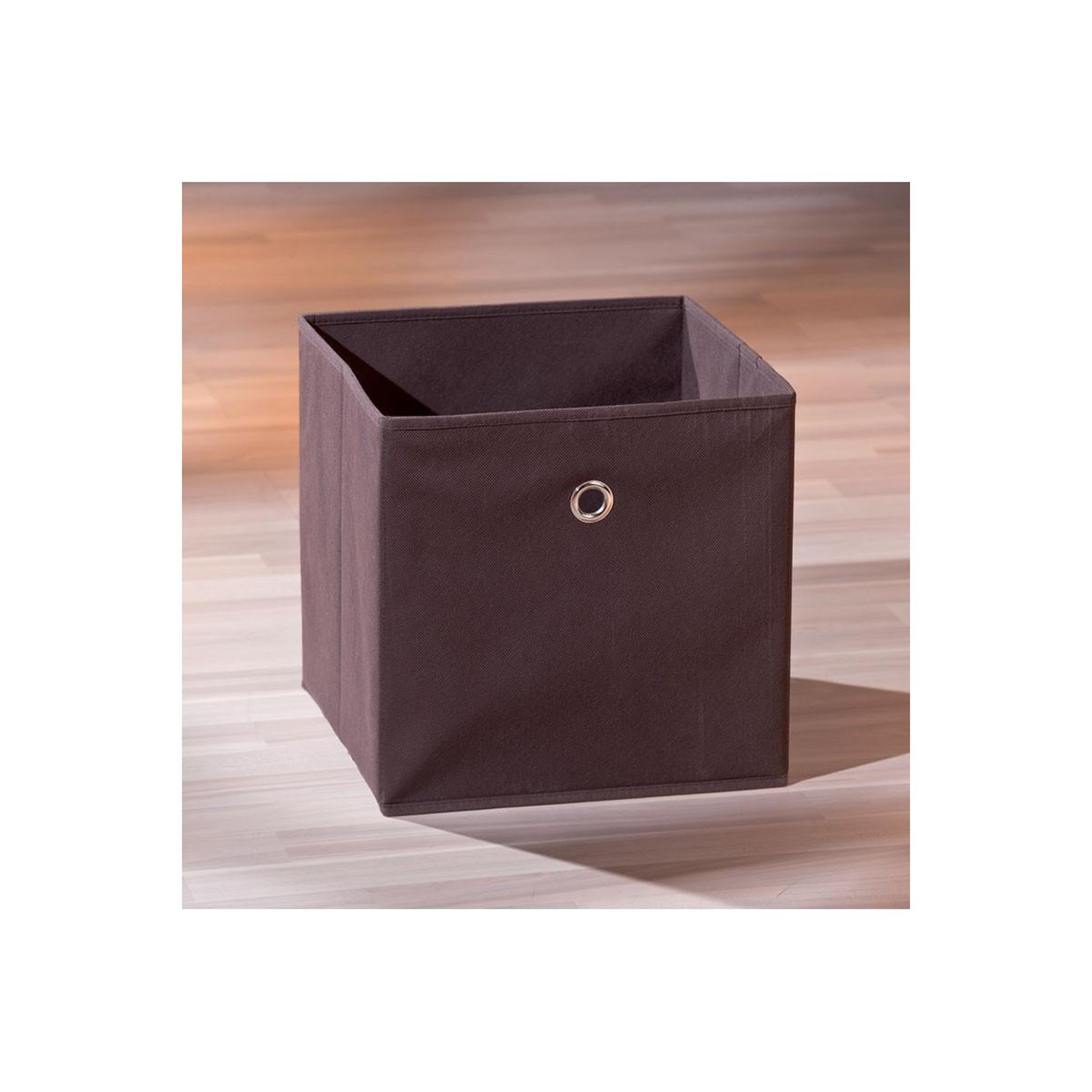 Voir la diapositive 2 : INTERLINK Boîte de rangement pliable  kase  32cm marron