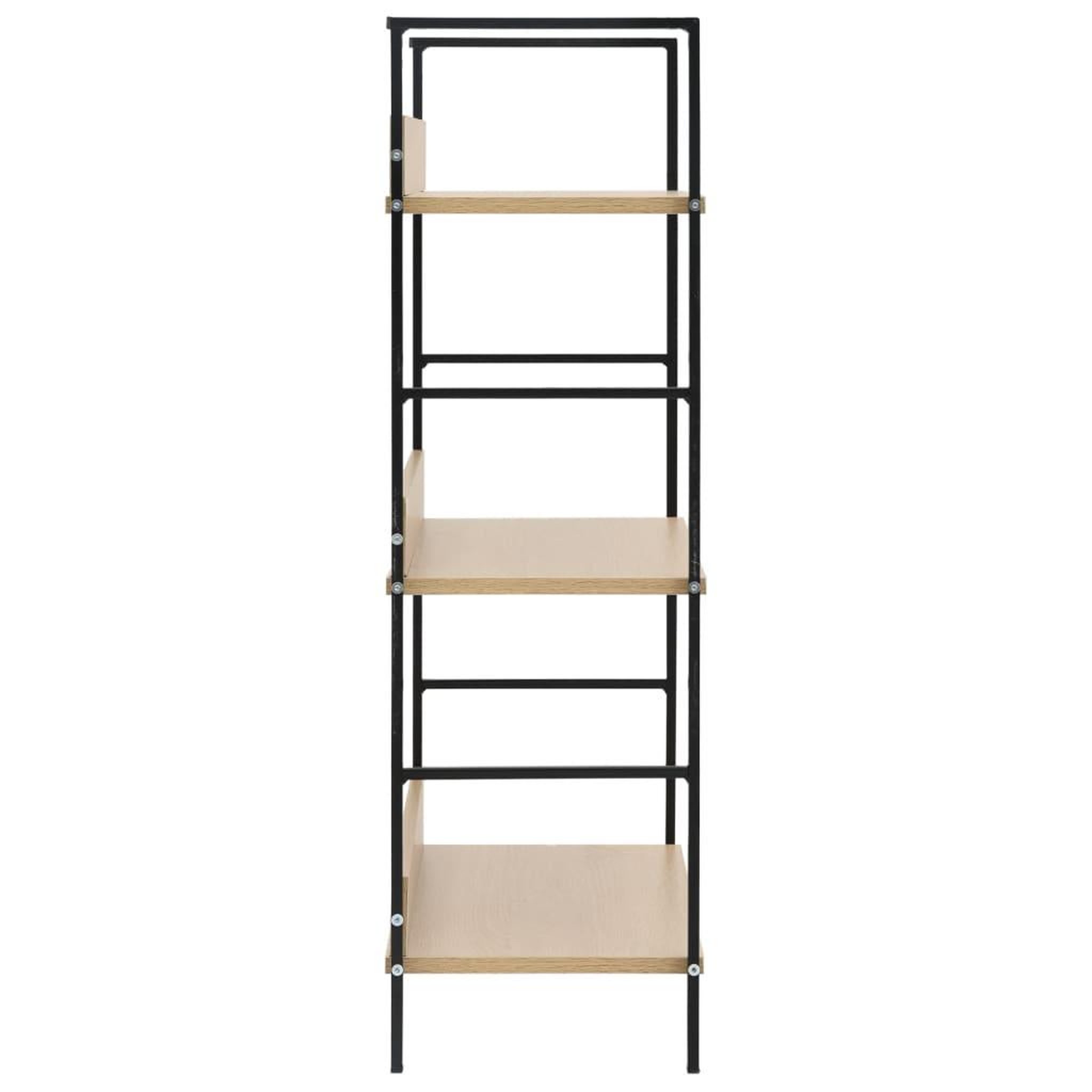 Voir la diapositive 4 : VIDAXL Bibliotheque a 3 niveaux chene 60x27,6x90,5cm bois d'ingenierie