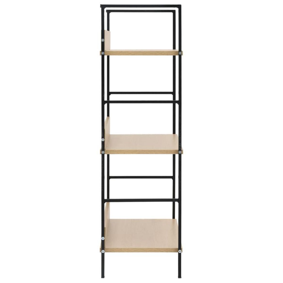 VIDAXL Bibliotheque a 3 niveaux chene 60x27,6x90,5cm bois d'ingenierie