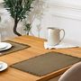 Voir la diapositive 2 : ATMOSPHERA Set de table en coton MAHA