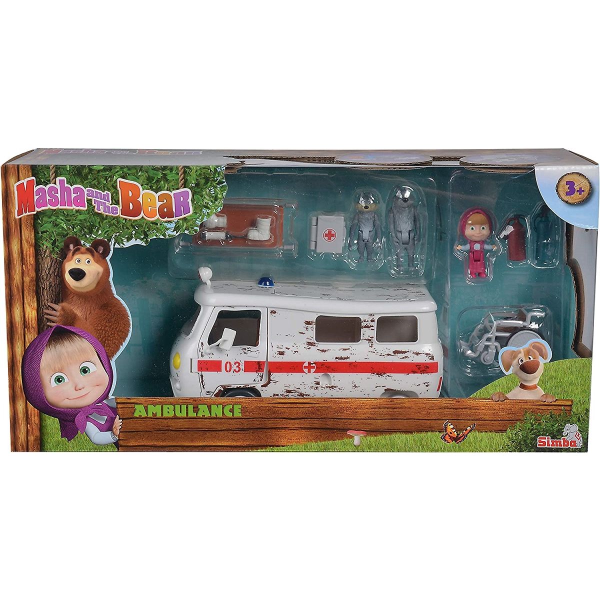SMOBY Playset Ambulance - Masha et Michka