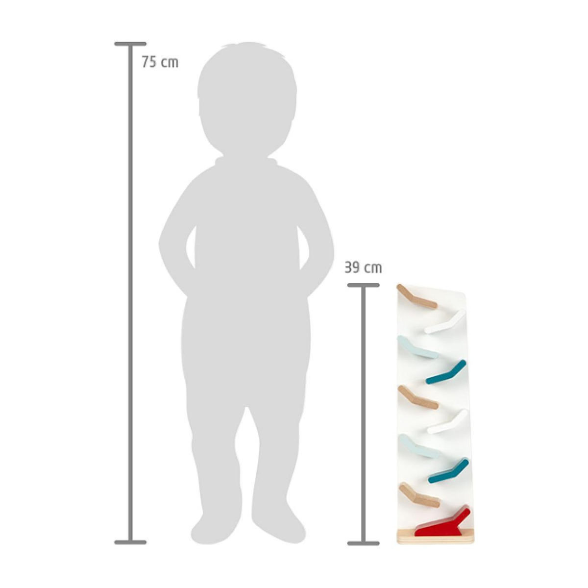 SMALLFOOT Tour à cascade bleu blanc rouge