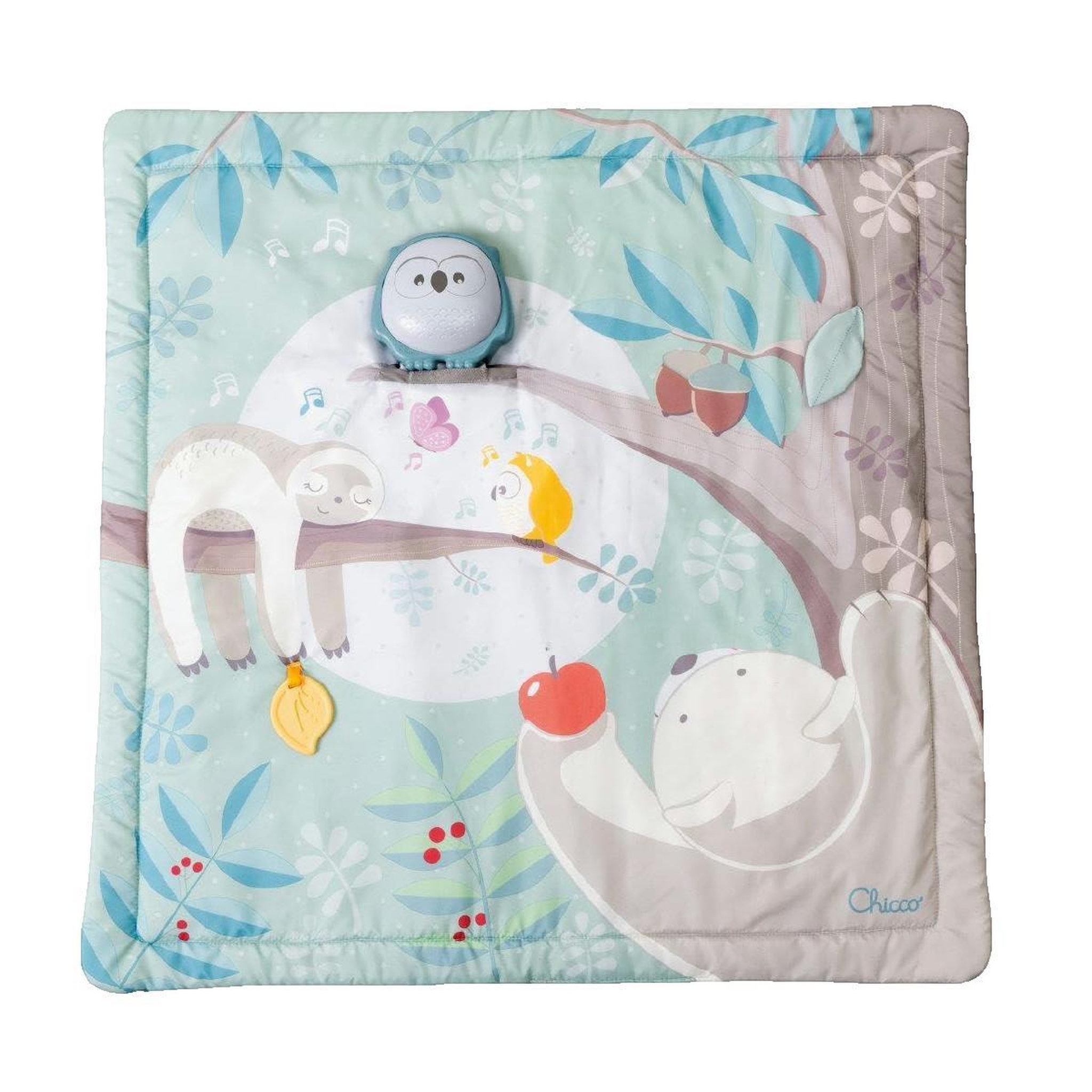 CHICCO Tapis d'éveil Chicco bleu avec hibou