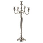 Paris Prix Chandelier 5 Têtes Design  Classic  100cm Argent