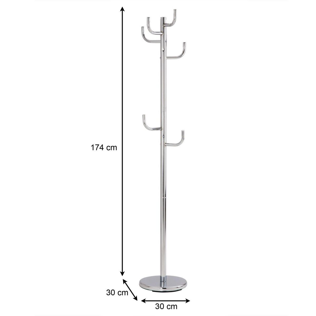 IDIMEX Porte-manteaux MILA, en métal