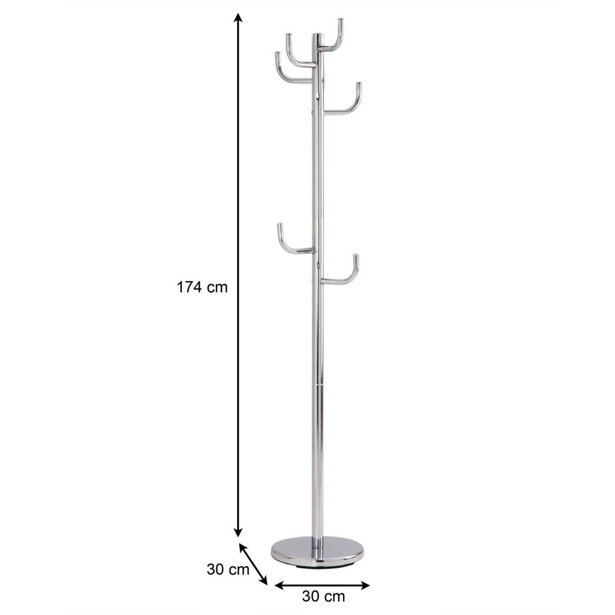 IDIMEX Porte-manteaux MILA, en métal