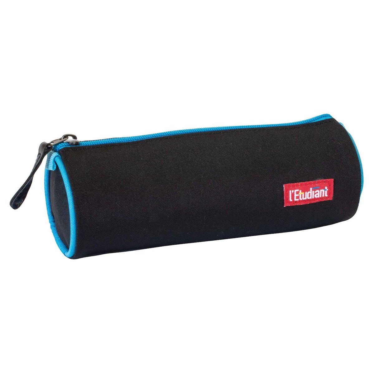 l'étudiant Trousse ronde 1 compartiment noir et bleu