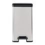 Voir la diapositive 2 : CURVER Poubelle Slim - SLIM BIN - CURVER - 25L - Design compact - 41 x 27 x 55 cm - Gris métallisé