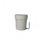 CENTRALE BRICO Douille porcelaine E27 TIBELEC, grès cérame, blanc 100 W