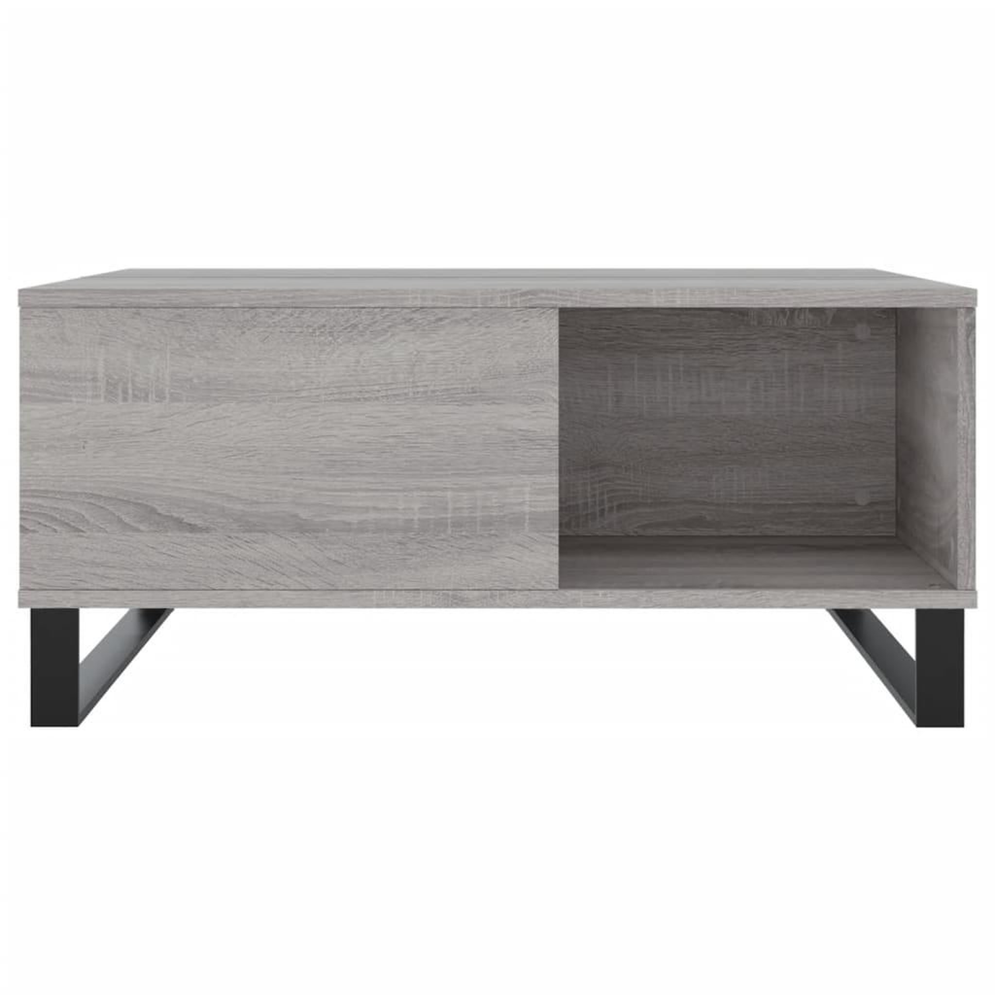 Voir la diapositive 4 : VIDAXL Table basse sonoma gris 80x80x36,5 cm bois d'ingenierie