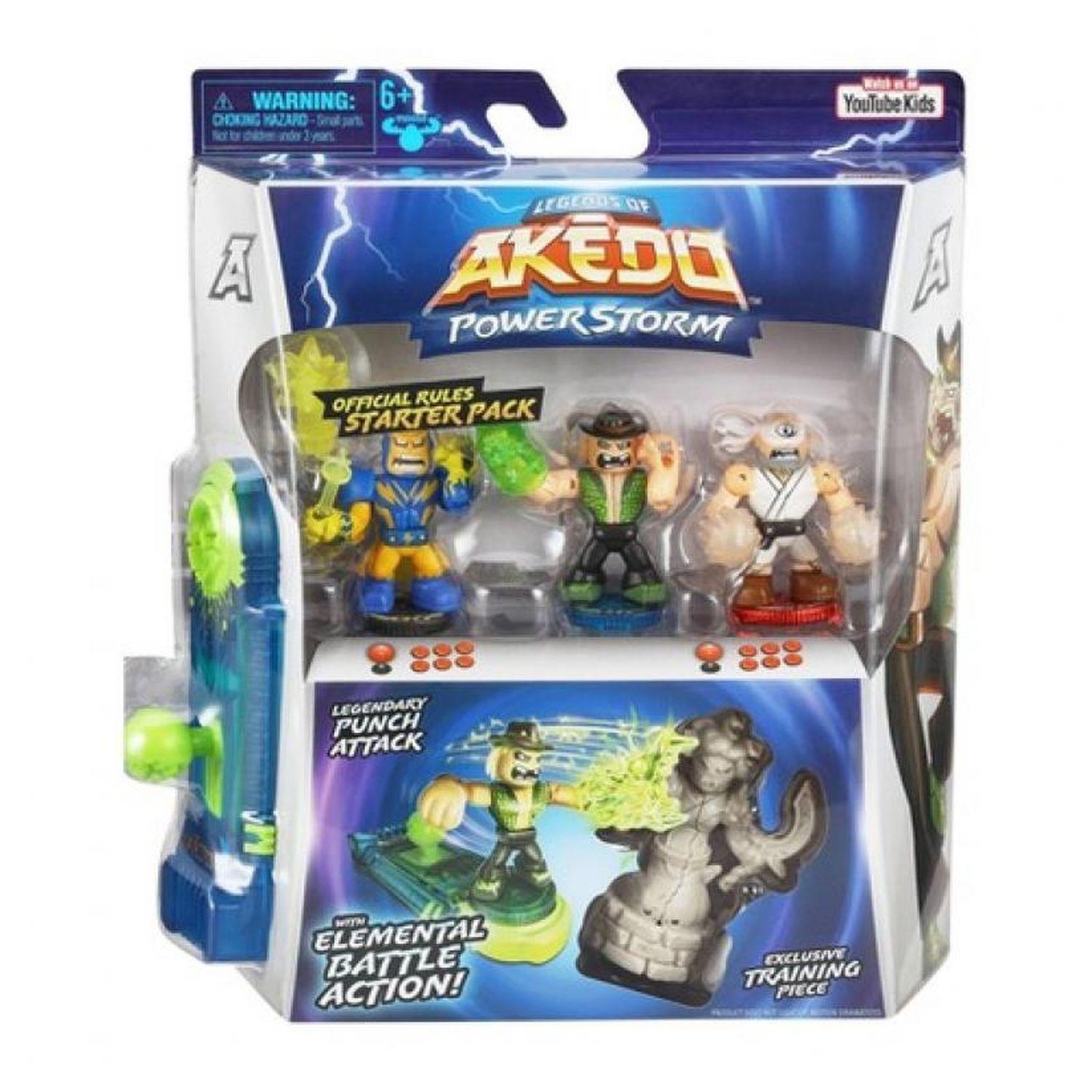Voir la diapositive 5 : MOOSE TOYS Pack Starter Powerstorm Power Punch - Akedo