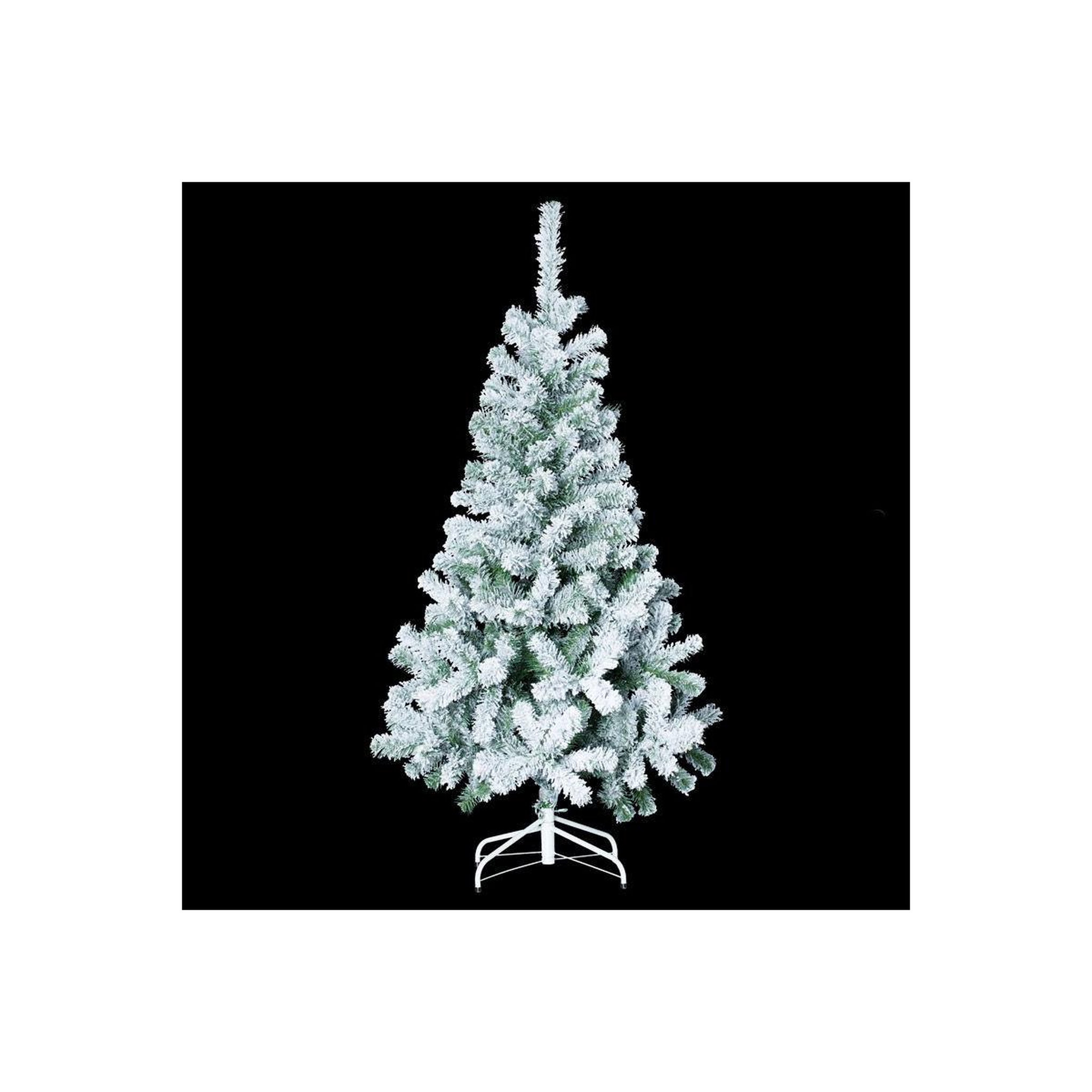 FEERIC LIGHT & CHRISTMAS Sapin de noël enneigé  floqué  150cm vert
