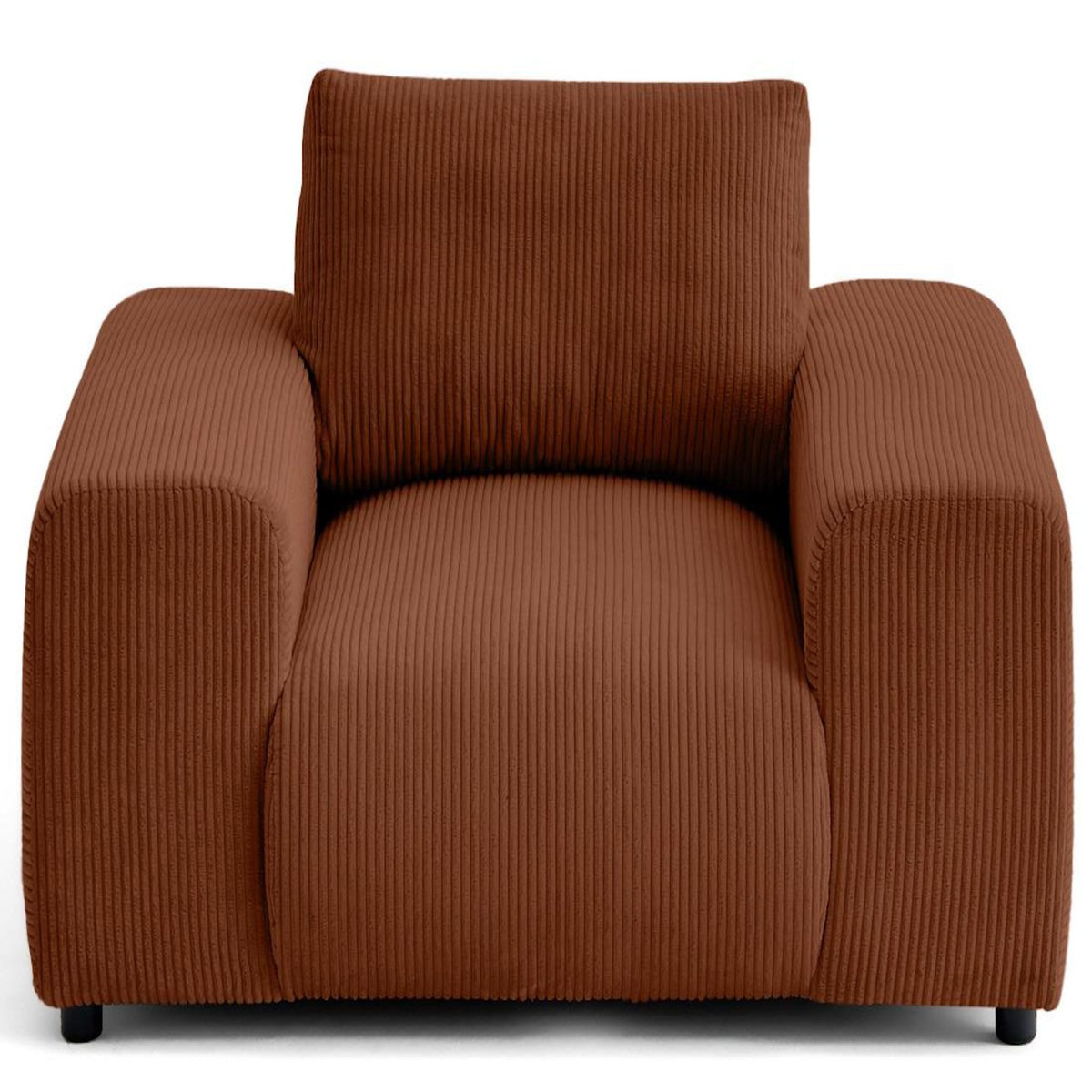 LISA DESIGN Garance - fauteuil en velours côtelé