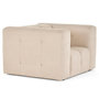 Voir la diapositive 6 : LISA DESIGN Suzano - fauteuil en tissu texturé