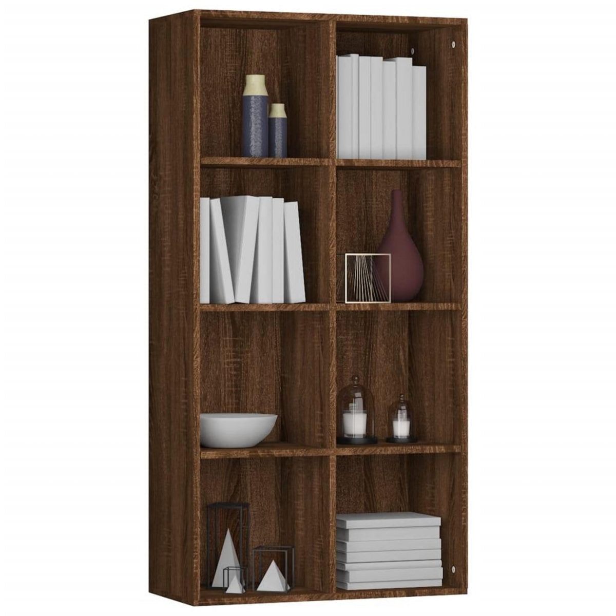 VIDAXL Bibliotheque/Buffet Chene marron 66x30x130 cm Bois d'ingenierie