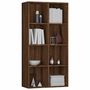 Voir la diapositive 5 : VIDAXL Bibliotheque/Buffet Chene marron 66x30x130 cm Bois d'ingenierie