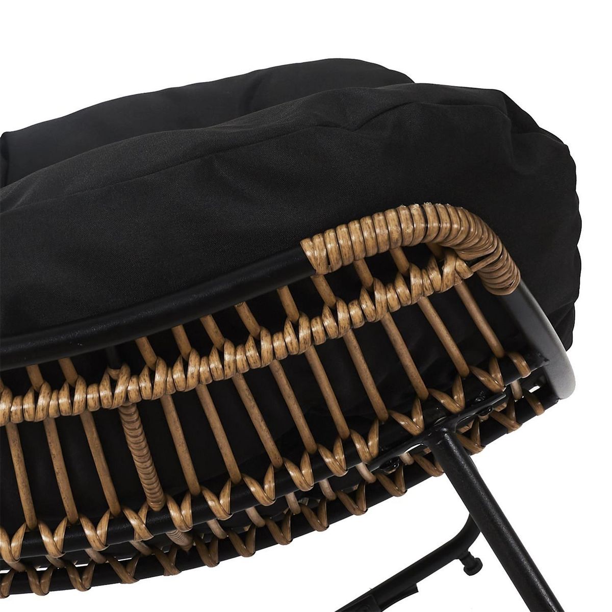 The Home Deco Factory Fauteuil à bascule rembourré Asgar