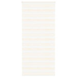 VIDAXL Store zebre beige marbre largeur du tissu 110,9 cm polyester