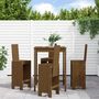 Voir la diapositive 1 : VIDAXL Ensemble de bar de jardin 5 pcs marron miel bois de pin massif
