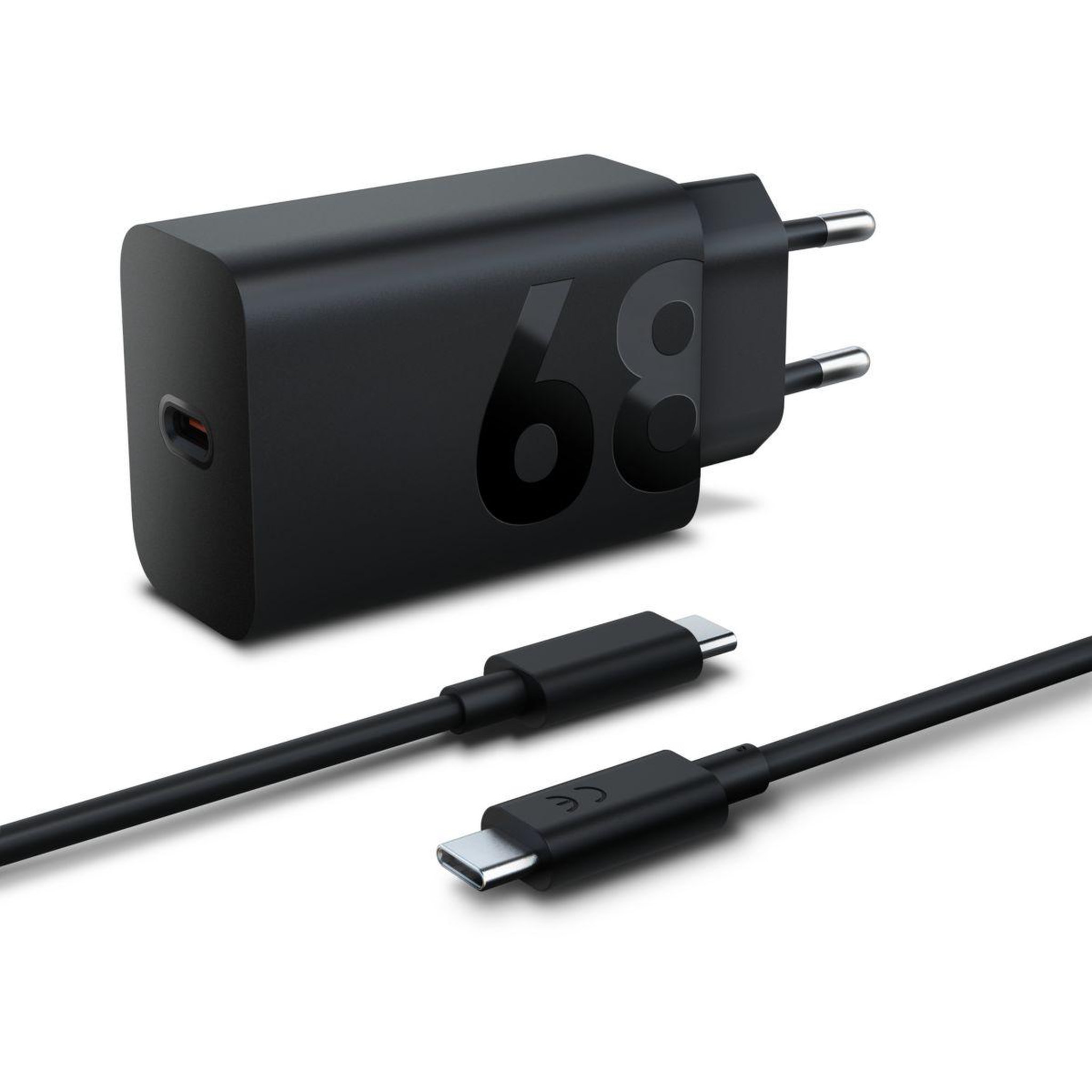 Voir la diapositive 2 : Lenovo Chargeur ordinateur portable 68w usb-c noir