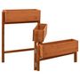Voir la diapositive 2 : VIDAXL Jardiniere pliable de jardin Orange 60x14x75 cm Bois de sapin