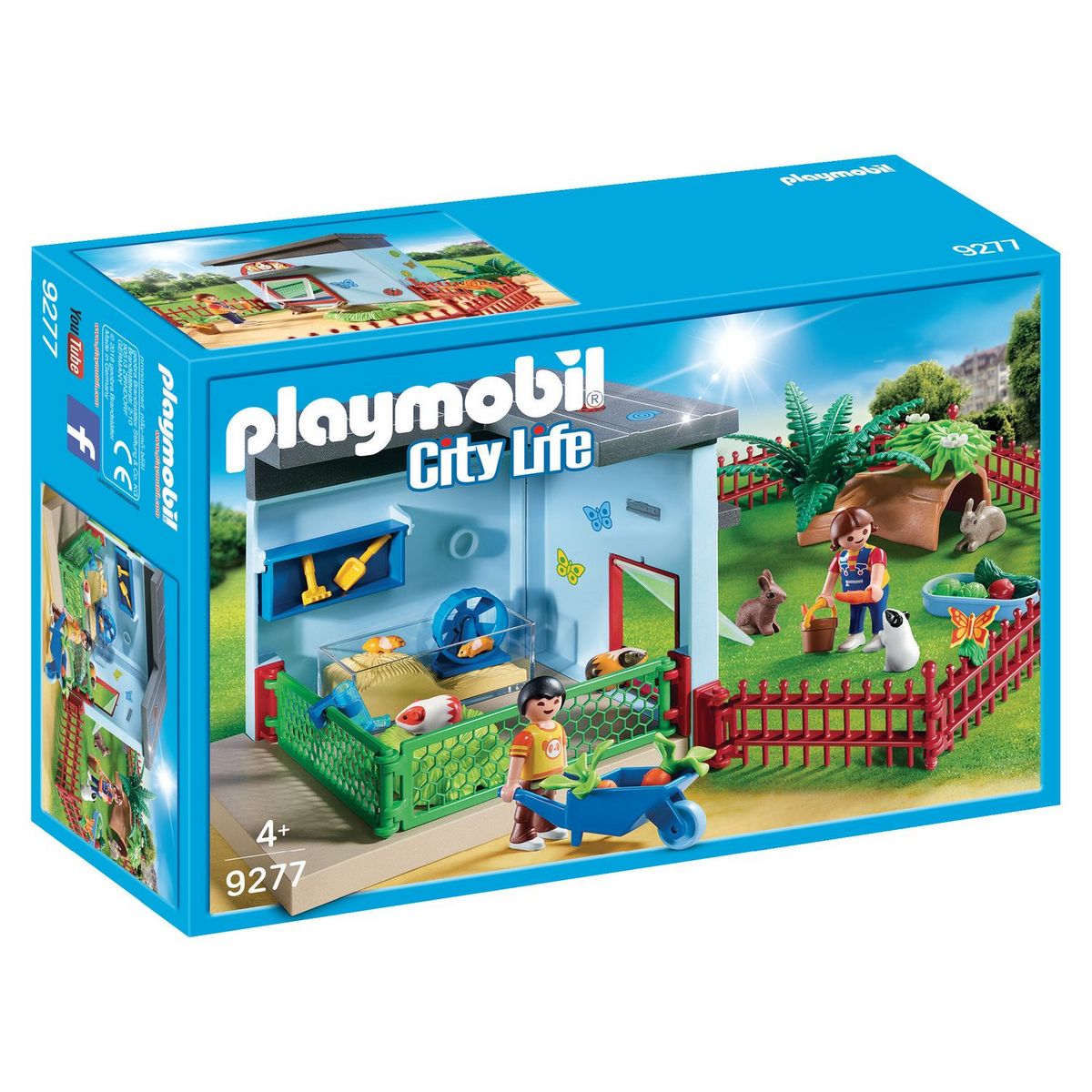 PLAYMOBIL 9277 - City Life - Maisonnette des rongeurs et lapins