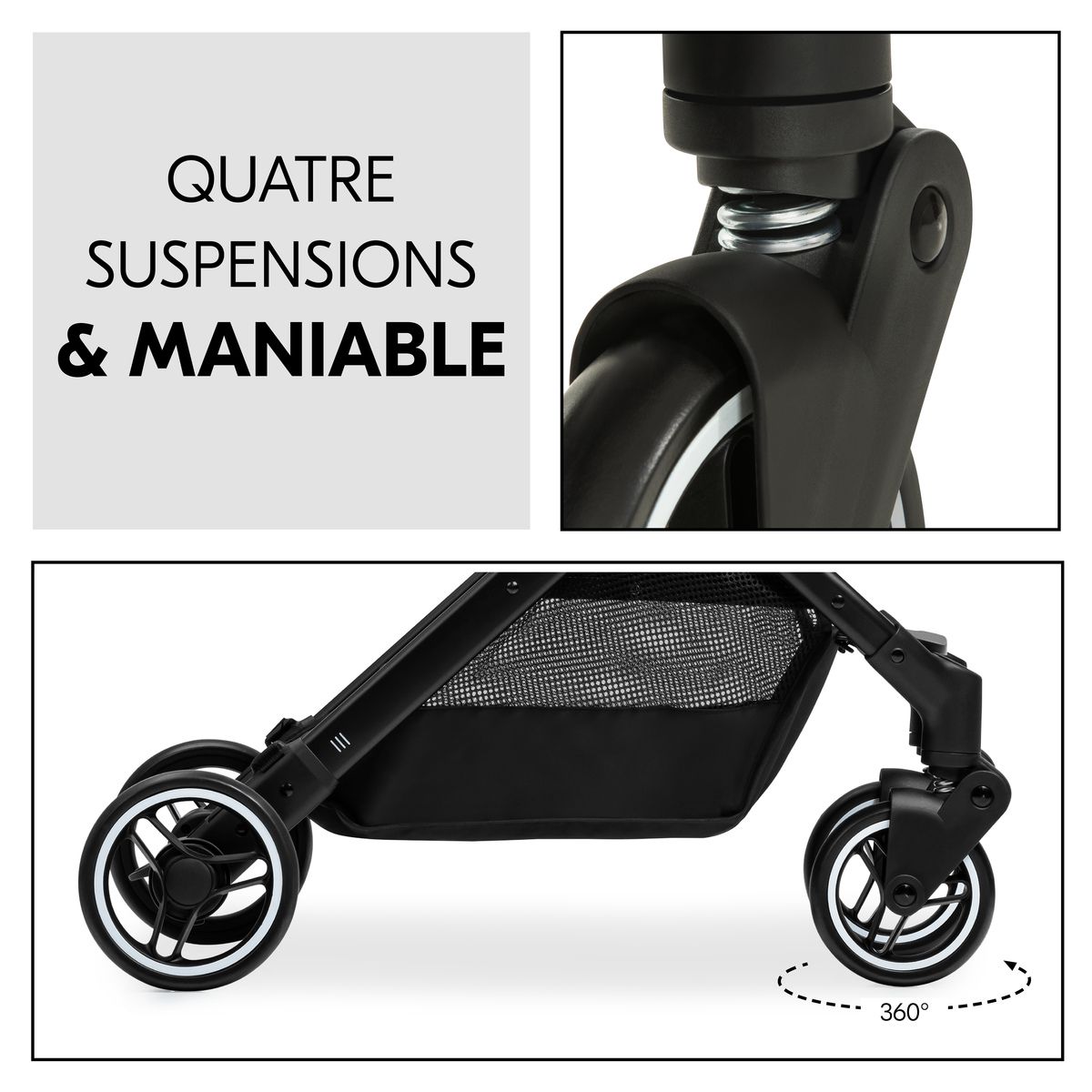 HAUCK Poussette de voyage Travel N Care Set Mickey Disney