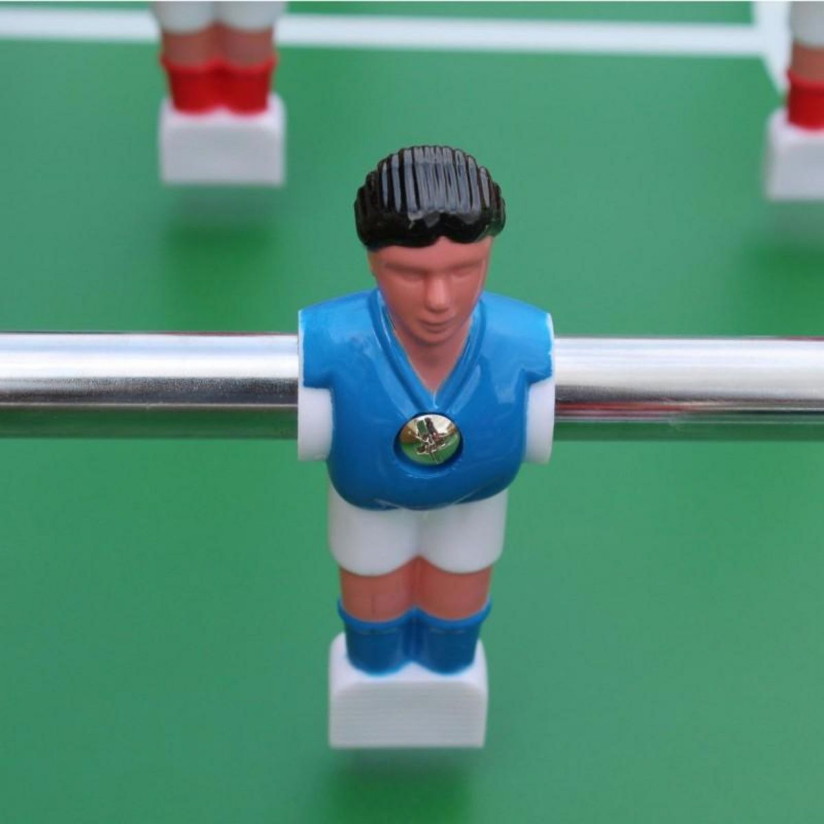 PLAY4FUN Baby-foot de Bar Deluxe Club 148 x 75 x 94 cm - 2 balles en liège inclus