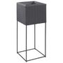 Voir la diapositive 5 : VIDAXL Lits sureleves de jardin 3 pcs Resine tressee Noir