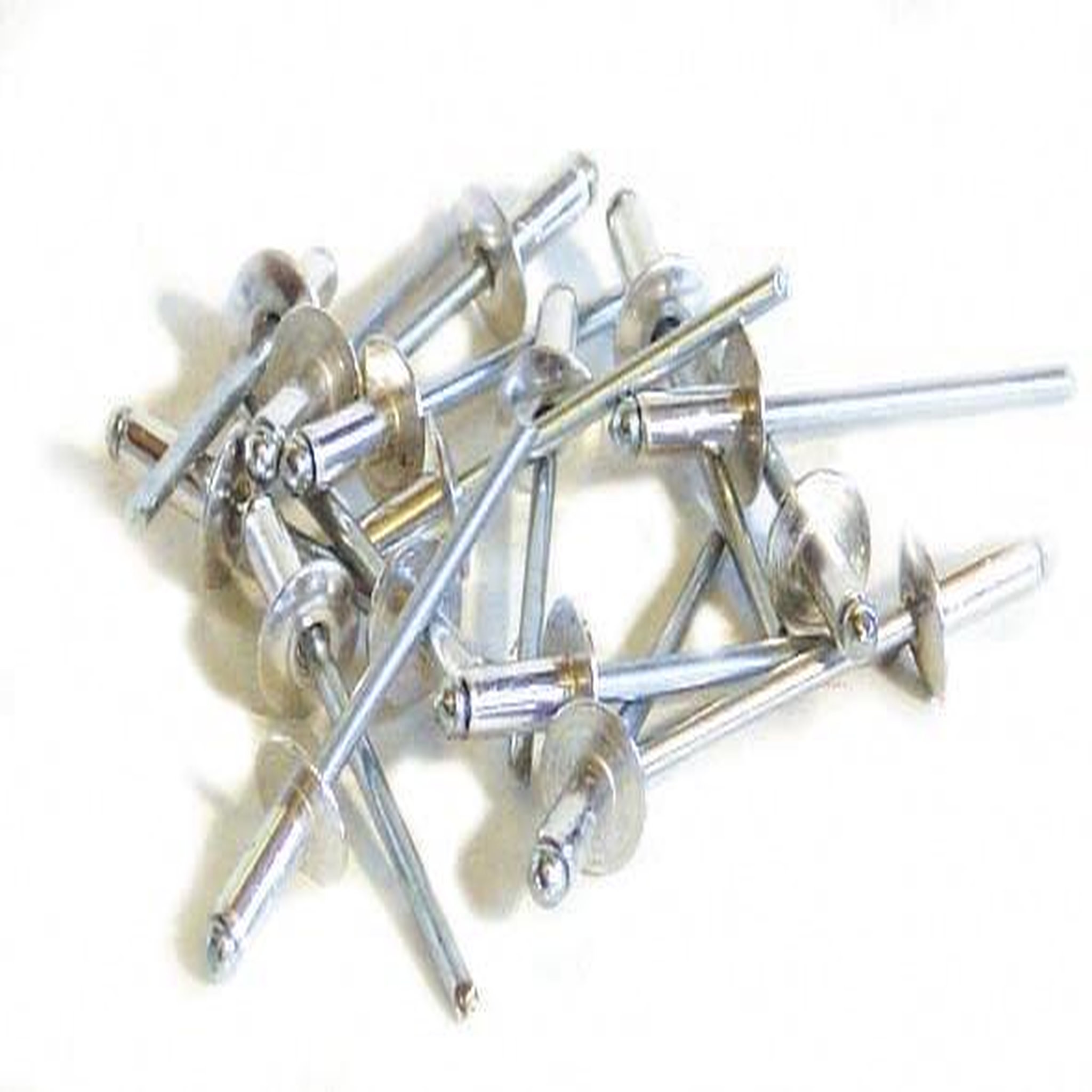 TECHMAN 100 rivets alu / acier à tête plate Ø 4,8 x 8 mm