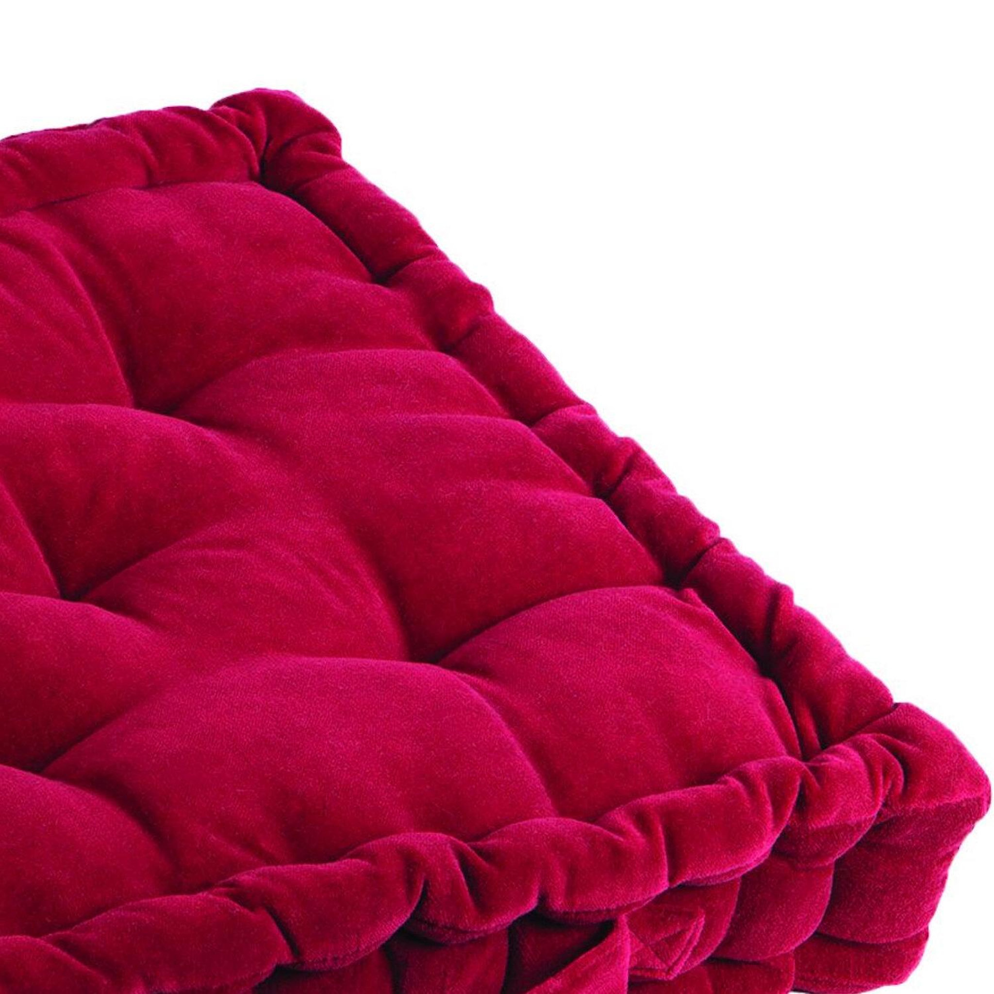 Voir la diapositive 2 : Les Ateliers du Linge Coussin matelas 100% coton 170g pika