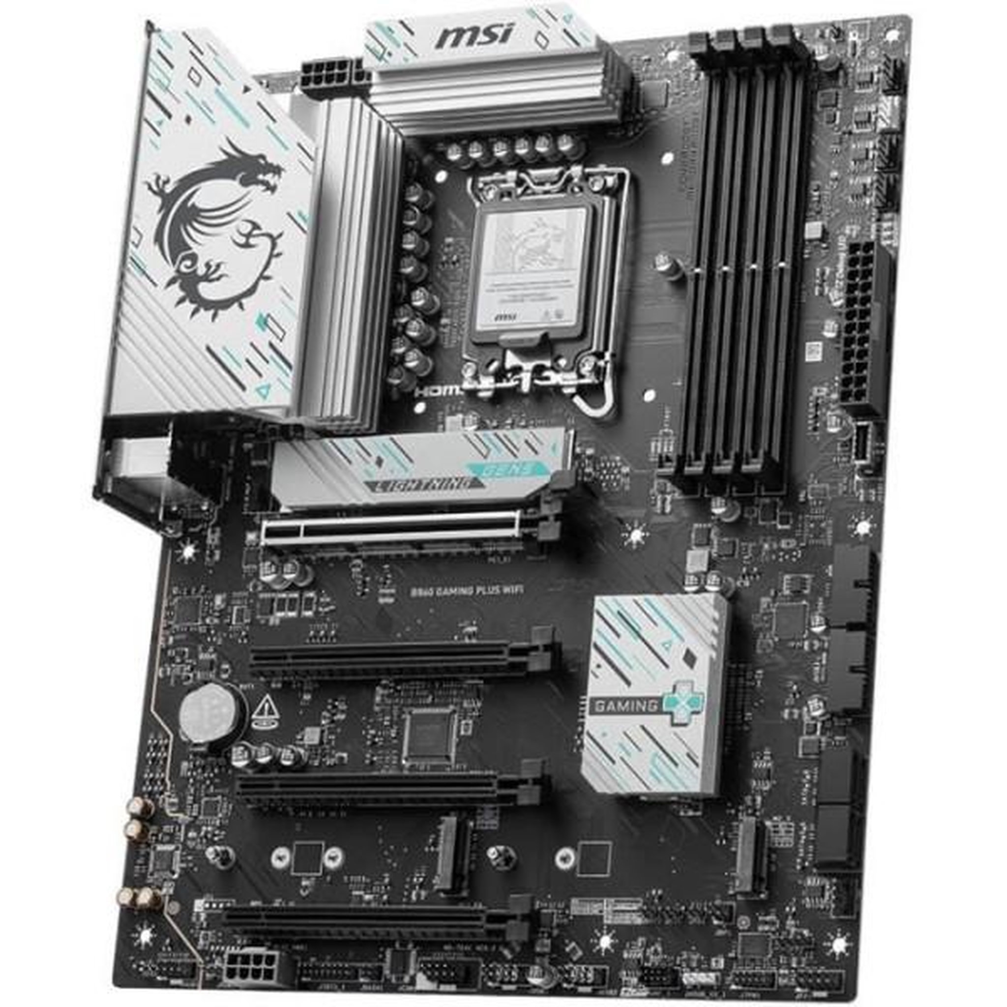 Voir la diapositive 3 : MSI Carte mere - MSI - B860 GAMING PLUS WIFI - LGA 1851 - DDR5-SDRAM - Wi-Fi 7