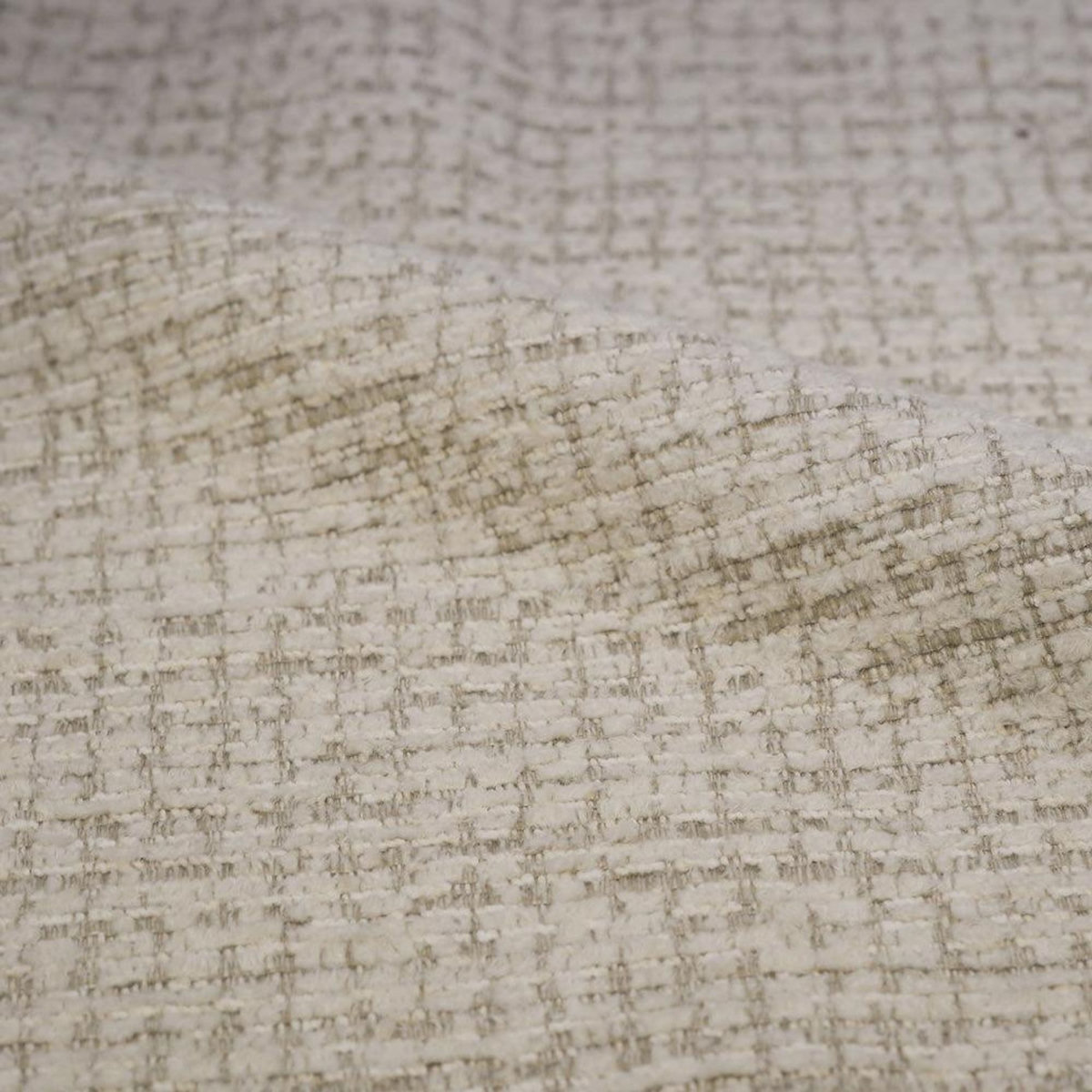 Rendez vous déco Lot de 2 chaises pour ilot central 65,5 cm, tissu texturé écru chiné-Bento