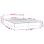 Voir la diapositive 6 : VIDAXL Cadre de lit sans matelas gris fonce 140x200 cm velours