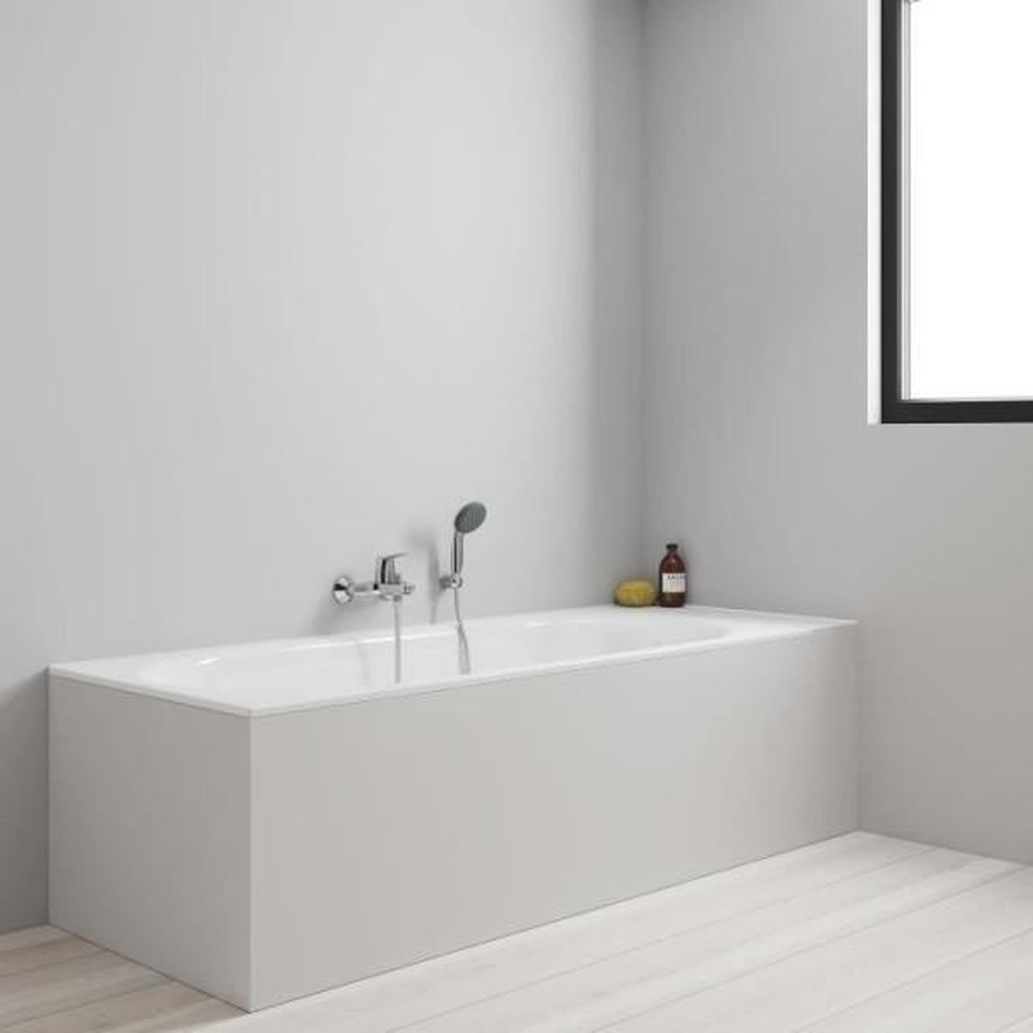 Voir la diapositive 5 : Grohe Mitigeur bain/douche grohe start flow - montage mural - chromé 23772000