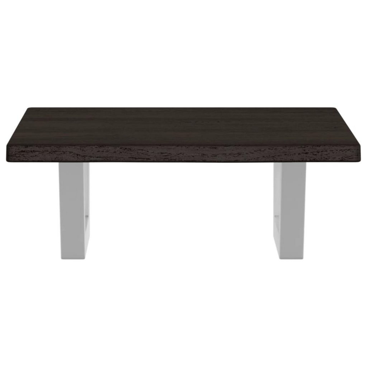 VIDAXL Etagere de vasque murale acier et bois de chene massif