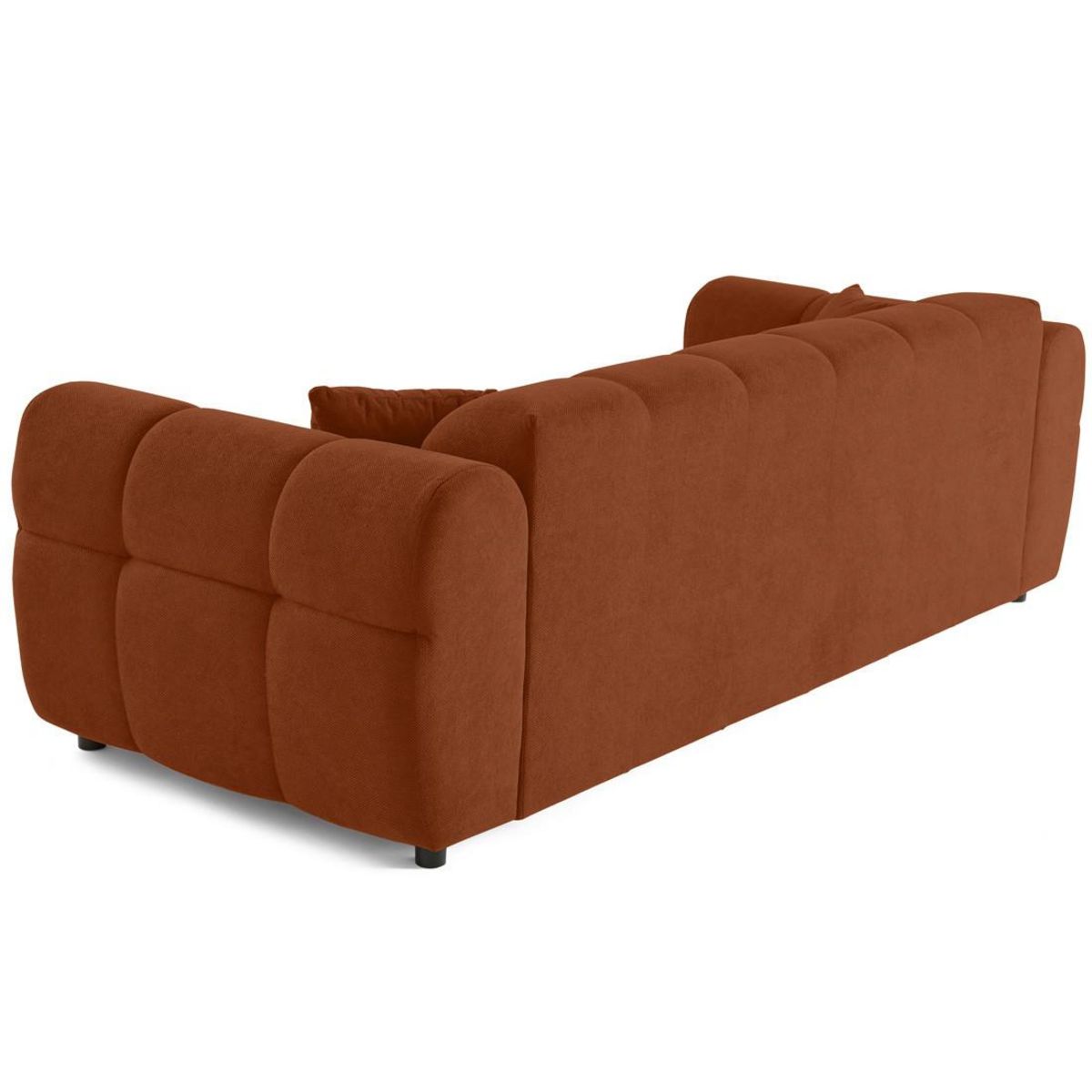 BEST MOBILIER Housse en velours pour canapé déhoussable topaze