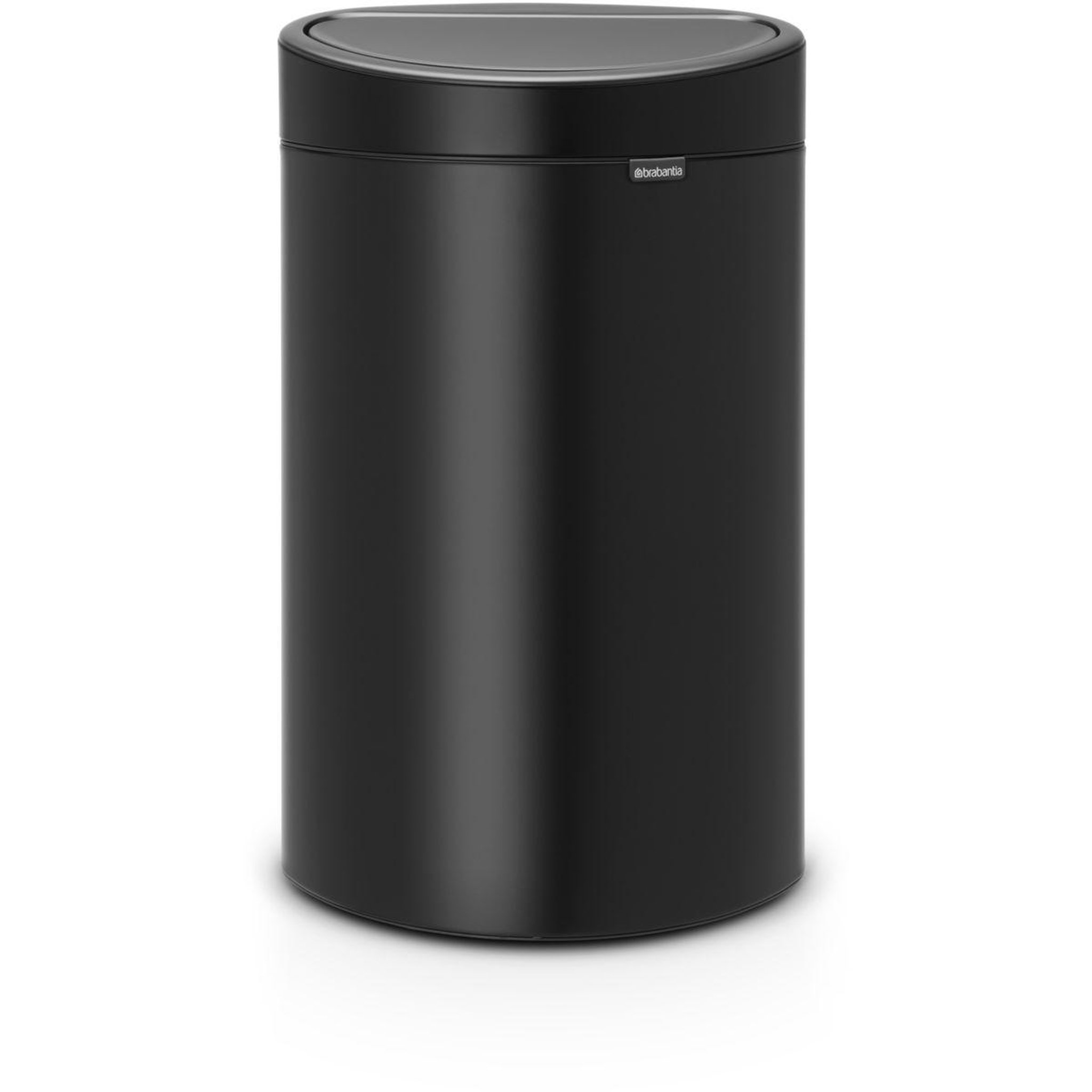 BRABANTIA Poubelle de cuisine manuelle touch bin 40l - matt black