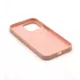 CASYX Coque iPhone 14 silicone Rose MagSafe