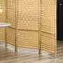 Voir la diapositive 5 : HOMCOM Paravent intérieur en bois 4 panneaux 180 x 180 cm séparateur de pièce pliable bois naturel