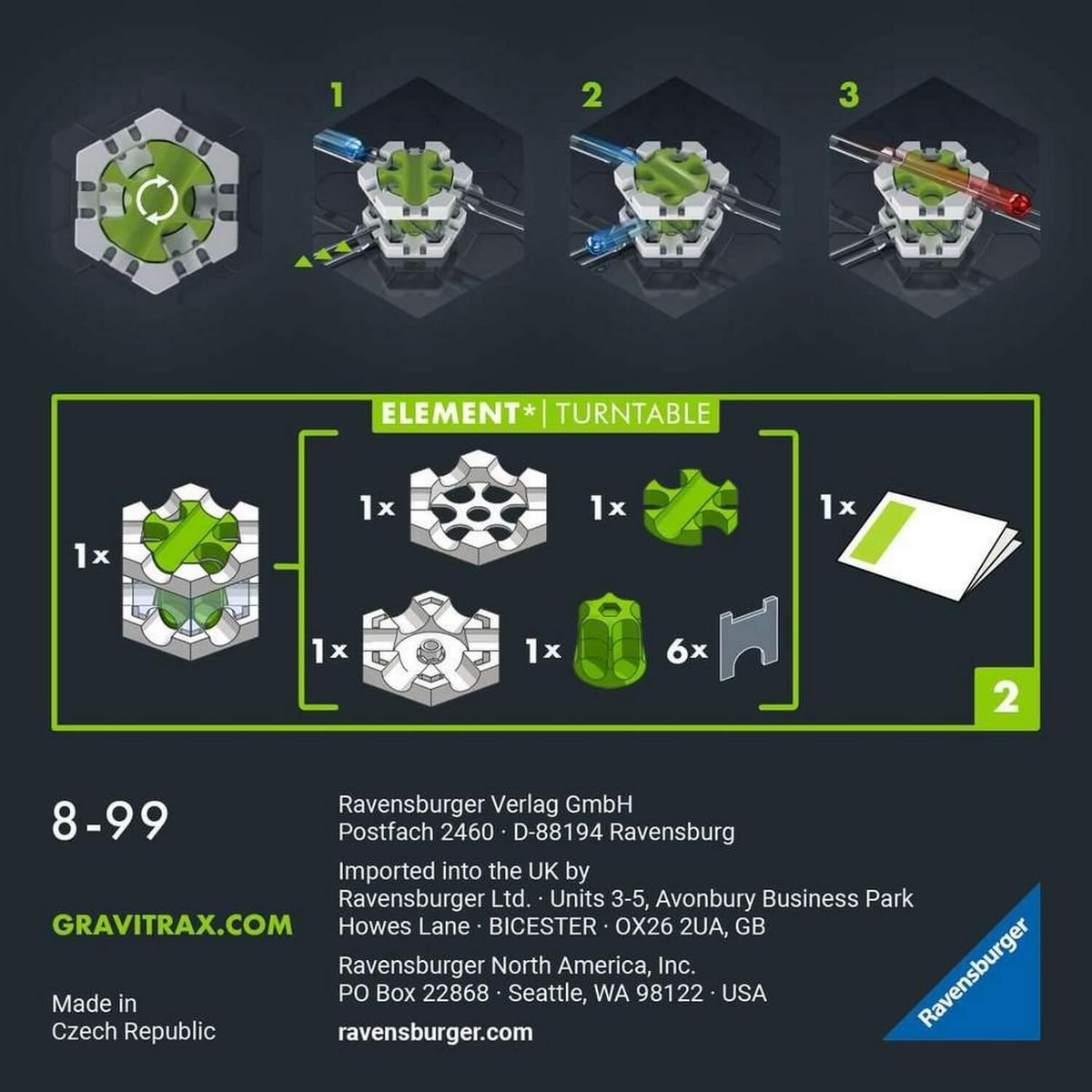 RAVENSBURGER GraviTrax Pro - Eléments d'extension : Turntable