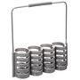 Voir la diapositive 3 : SECRET DE GOURMET Ménagère 24 Pièces Avec Rack  Géo  24cm Gris