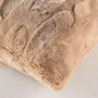 Voir la diapositive 3 : Paris Prix Coussin Imitation Fourrure  Foxy  45x45cm Sable