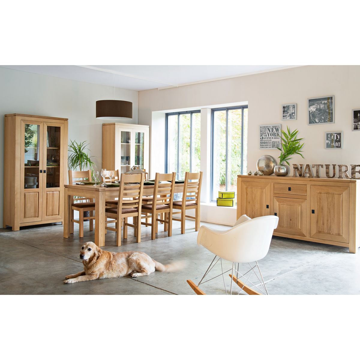 Buffet en chêne clair - BOSTON